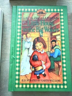 Little House in the Big Woods Illustrated Hardcover - Green Cover